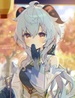 😋 52e62f1b Ganyu Genshin Impact @momentum_kun Anime, Genshin Impact, Ganyu, Ragazza Anime, Waifu telegram sticker