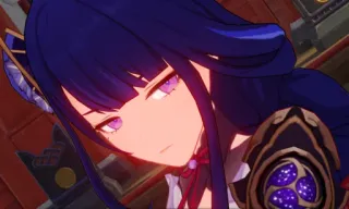 😒 e10a8e02 Raiden Shogun Genshin Impact Anime, Videogioco, Personaggio, Raiden Shogun, Genshin Impact telegram sticker