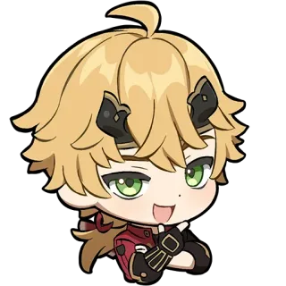 🤔 4b91d7c4 Thoma Genshin Impact Аниме, Genshin Impact, Тома, Видеоигра, Персонаж whatsapp sticker