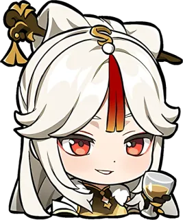 😁 84aaceeb Ningguang Genshin Impact Аниме, Персонаж, Видеоигра, Genshin Impact whatsapp sticker