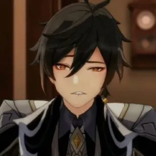 😉 340fd68f Zhongli Genshin Impact Anime, Genshin Impact, Zhongli, Postać, Gra, Męski telegram sticker