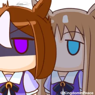 🧬 068b5def @KingdomInPeace 动漫, Q版, 艺术, 可爱 telegram sticker