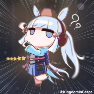🧬 80e941a8 Kamisato Ayaka Genshin Impact @KingdomInPeace 动漫, Q版, 游戏, 原神, 神里绫华, 可爱 telegram sticker