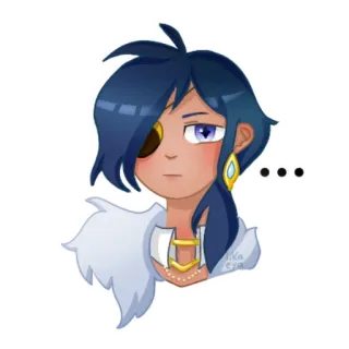 😐 26a79ae4 Kaeya Genshin Impact ... kaeya, genshin impact, anime, pegatina, juego, personaje, fanart telegram sticker