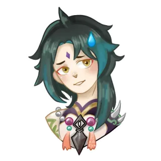 genshin by @likaeya0 whatsapp stickers