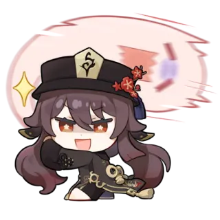 Genshin Chibi telegram stickers