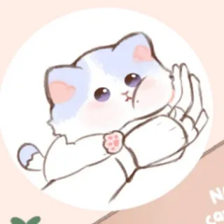 🎐 5bc257b9 猫, 小猫, 可爱, 宠物, 动物, 卡哇伊, 卡通 telegram sticker