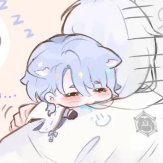 🍥 65e11d77 ... 动漫, 可爱, Q版, 卡通, 卡哇伊 telegram sticker