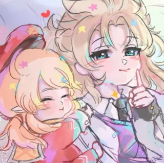 🍥 a950d27e Klee Genshin Impact 动漫, 游戏, 可莉, 原神, 粉丝作品, 可爱, 艺术作品 telegram sticker