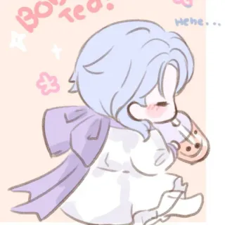 🍥 aabf87ab Boba Tea! 波霸, 茶, 饮料, 卡哇伊, 可爱, 卡通 telegram sticker