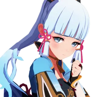 😚 308220a5 Kamisato Ayaka Genshin Impact Anime, Genshin Impact, Spel, Vrouwelijk, Kamisato Ayaka telegram sticker