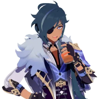 😄 6857bec1 Kaeya Genshin Impact Anime, Videogame, Genshin Impact, Kaeya, Personage telegram sticker