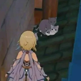 🔞 0e1fe044 原神, 猫, 动漫, 游戏 telegram sticker