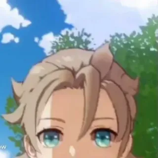 😶 816c7e96 Albedo Genshin Impact 动漫, 游戏, 原神, 角色, 金色 telegram sticker