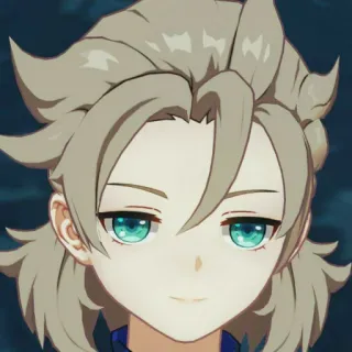 😏 9a714917 Albedo Genshin Impact 动漫, 电子游戏, 阿贝多, 原神 telegram sticker