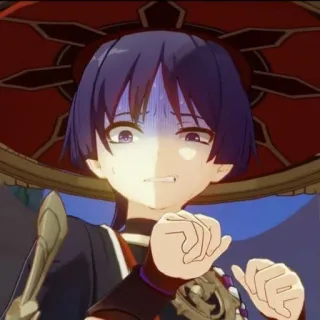 🤢 d736e4a4 Wanderer (Scaramouche) Genshin Impact 动漫, 游戏, 斯卡拉姆齐, 流浪者, 原神, 角色 telegram sticker