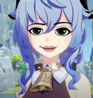 😳 8150ae28 Ganyu Genshin Impact Ganyu, Genshin Impact, Anime, Videogioco, Personaggio, carino telegram sticker