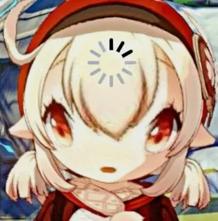 😧 b3aeccc3 Klee Genshin Impact Klee, Genshin Impact, videogioco, personaggio, carino, anime telegram sticker