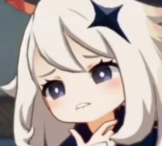 😏 cd9ad3ec Paimon Genshin Impact anime, genshin impact, paimon, videogioco, personaggio, carino, kawaii telegram sticker
