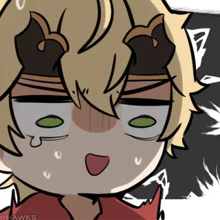 💠 31660f53 @HAWKS อนิเมะ, การ์ตูน, ตัวละคร, ศิลปะ, ภาพเหมือน telegram sticker