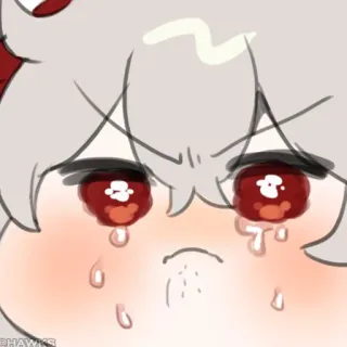 💠 49332f43 ร้องไห้, อนิเมะ, เศร้า, น่ารัก, อารมณ์, น้ำตา, การ์ตูน telegram sticker