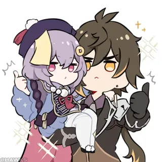 💠 34236332 Qiqi Genshin Impact genshin impact, qiqi, jeu vidéo, personnage, anime, jeu telegram sticker