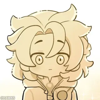 💠 52e4296b Albedo Genshin Impact 动漫, 阿贝多, 原神, 游戏, 角色 telegram sticker