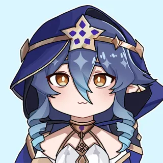 💠 5f1ffcb2 Layla Genshin Impact 动漫, 原神, 游戏, 角色, 莱依拉 telegram sticker
