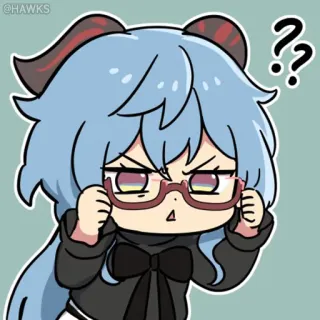 💠 Genshin Meme-3 (@TodorokiShouto) whatsapp stickers