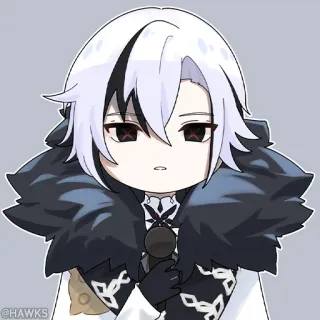 💠 ff1e69a8 @HAWKS 动漫, Q版, 角色, 艺术 telegram sticker