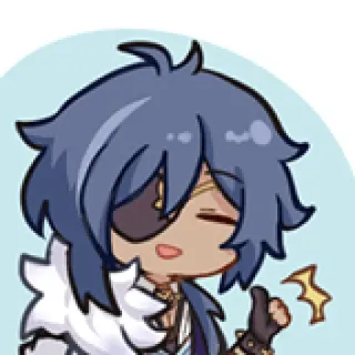 genshin impact! telegram stickers