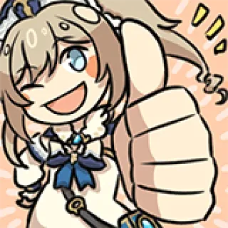 genshin impact! telegram stickers