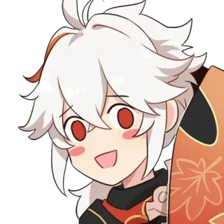 🙃 53a9d4c8 Kaedehara Kazuha Genshin Impact 动漫, 原神, 枫原万叶, 万叶 telegram sticker