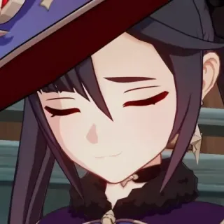 😌 f3257afa Mona Genshin Impact 动漫, 游戏, 原神, 莫娜 telegram sticker