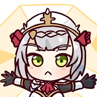 🤗 83549da7 Noelle Genshin Impact noelle, genshin impact, anime, gioco, personaggio, chibi, carino telegram sticker