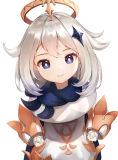 😌 1c74f643 Paimon Genshin Impact paimon, genshin impact, anime, carino, videogioco, mascotte, personaggio telegram sticker