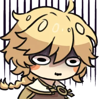 😨 26ffe495 Aether Genshin Impact Anime, Gioco, Personaggio, Bionda, Reazione, Divertente, Aether, Genshin Impact telegram sticker