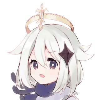 😡 779575c2 Paimon Genshin Impact anime, paimon, genshin impact, videogioco, carino, kawaii telegram sticker