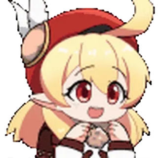 😄 8b585ded Klee Genshin Impact Anime, Video game, Kawaii, Klee, Genshin Impact telegram sticker