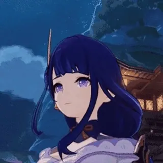 👈 d4877406 Raiden Shogun Genshin Impact Anime, Video game, Genshin Impact, Raiden Shogun, Karakter telegram sticker