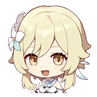 Chibi Impact | @GenshinRC whatsapp stickers