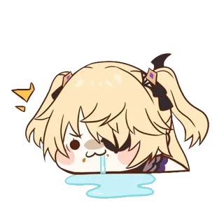 ⚡ 2b0f8c01 Fischl Genshin Impact 菲谢尔, 原神, 动漫, 游戏, 贴纸, 可爱 telegram sticker