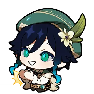 Chibi Impact | @GenshinRC whatsapp stickers