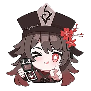 🔥 4ff5fec9 Hu Tao Genshin Impact 2x1
+ 动漫, 角色, 原神, 胡桃, Q版, 游戏 telegram sticker