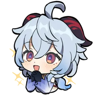 Chibi Impact | @GenshinRC whatsapp stickers