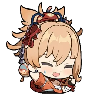 🔥 abef132b Yoimiya Genshin Impact 宵宫, 原神, 动漫, 游戏, 可爱, 贴纸 telegram sticker