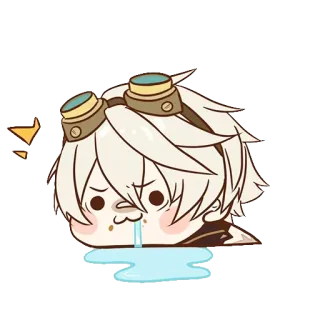 🔥 f1955933 Bennett Genshin Impact 班尼特, 原神, 动漫, Q版, 可爱, 贴纸, 游戏 telegram sticker