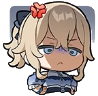 😠 2f353d31 Jean Gunnhildr Genshin Impact jean, genshin impact, anime, angry, sticker, video game, frustrated telegram sticker