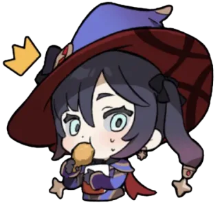 Genshin reacts @carlysticker telegram stickers