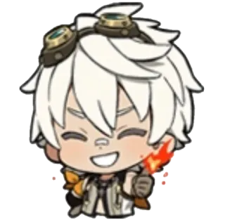 👍 7be5bc31 Bennett Genshin Impact bennett, genshin impact, anime, video game, character, adventure, elemental power, luck telegram sticker